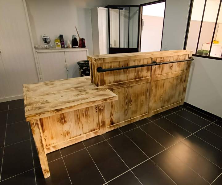 Construction d'un bar en bois Près de Noyon