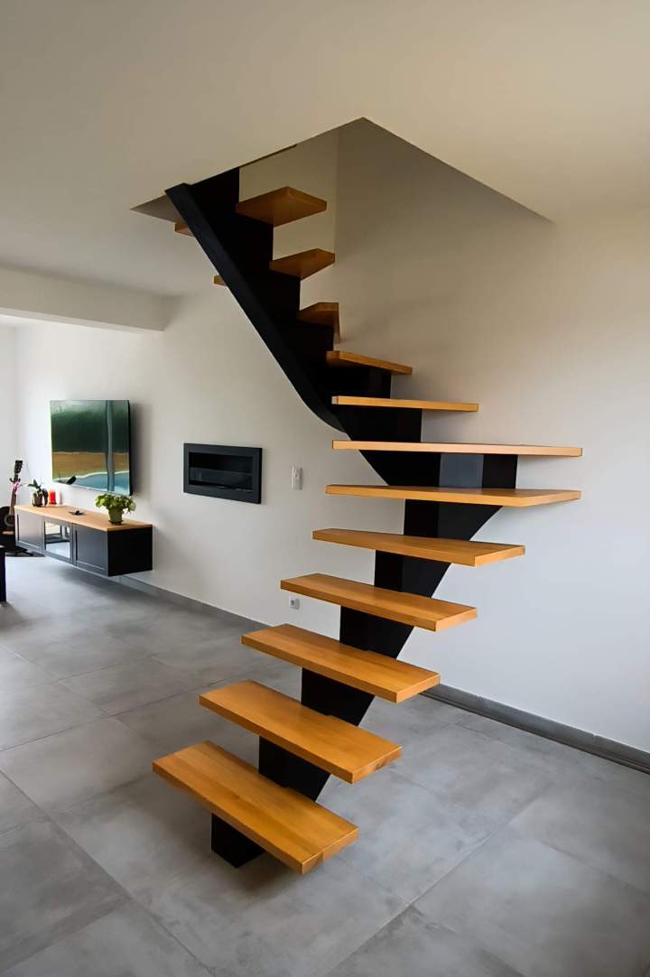 Escalier quart tournant Près de Noyon