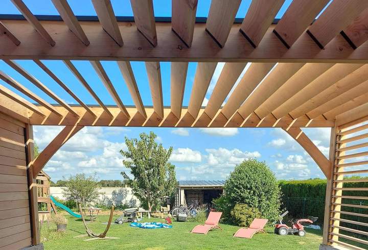 Construction de pergola en bois sur mesure Près de Noyon