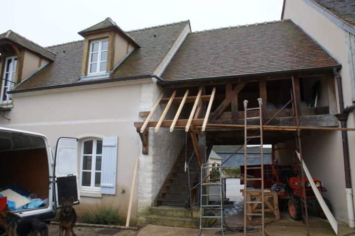 Extension de maison à ossature bois près de Noyon